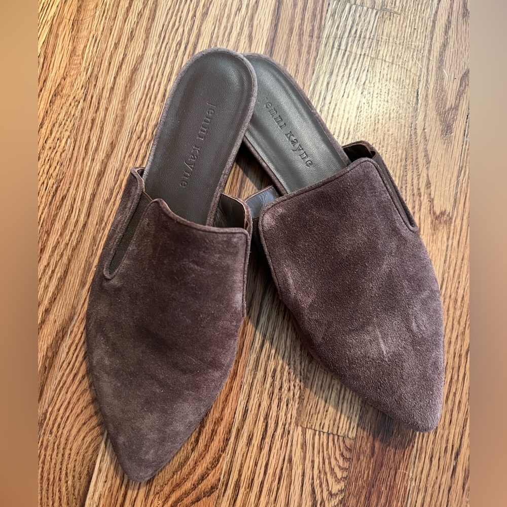 Jenni Kayne suede mules size 39/9